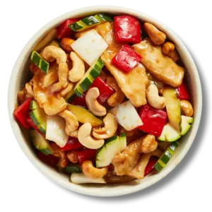 cashew chicken, chopchop meny, chopchop wok, chopchop wokrätter, asiatisk mat, thai mat, mixandmatch, mixnmatch, mix&match, orange chicken, fried rice