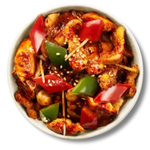 korean chicken, chopchop wok, chopchop meny, chopchop asian express, chopchop wok, wokrätter, korean food, asiatisk mat, thai mat