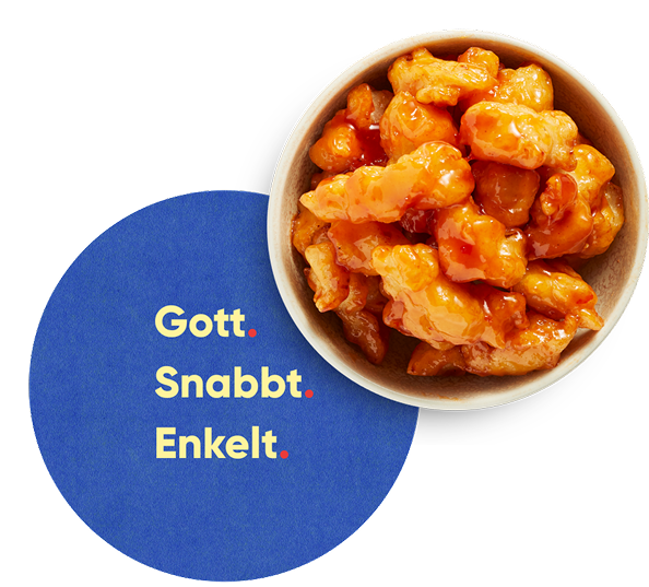 om oss, chopchop, chopchop asian express, asiatisk restaurangkedja, drive thru, takeaway, wok, sushi och poké, Gott, snabbt och enkelt, orange chicken