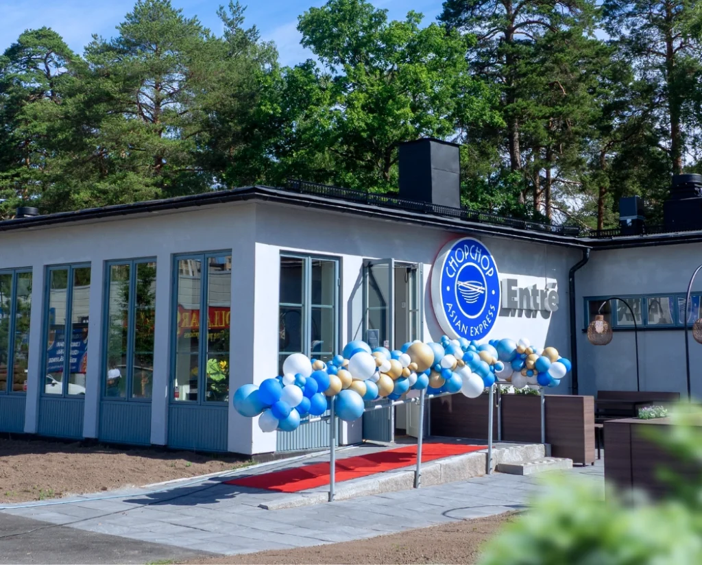 hopChops restaurang i Barkarby på premiären